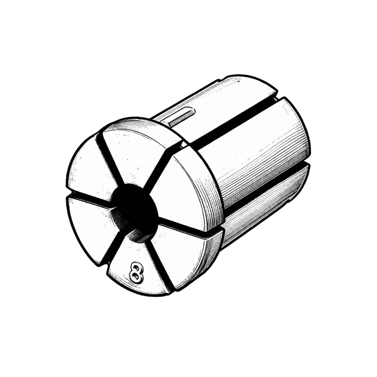 Goma trasera para depósito de combustible